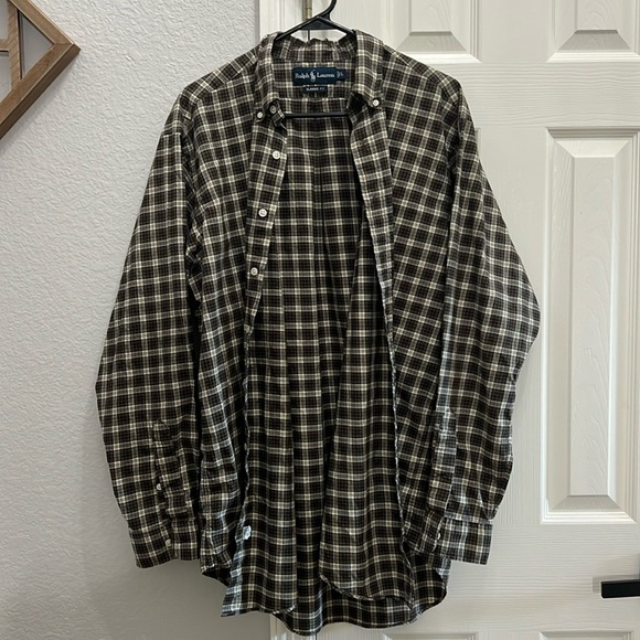 Ralph Lauren plaid classic fit men’s size large button up‎ long sleeve - Picture 1 of 5